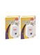 4-Piece Electronic Ultrasonic Pest Repeller Set White 4inch