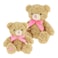 18cm Keeleco Bramble Bear with Pink Heart &amp; Ribbon