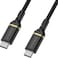 OtterBox USB-C to USB-C PD Cable 1 Meter - Durable, Tangle-Free, High Speed Charging &amp; Sync Cable 3 Amp, for MacBook, iPad Pro, Samsung, Nintendo Wii &amp; other USB-C enabled devices - Black