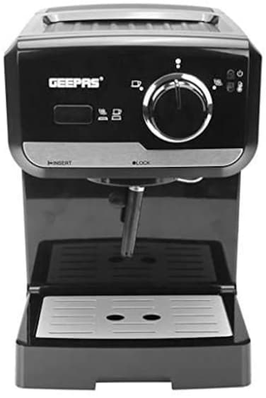ماكينة تحضير الاسبريسو من القهوة المطحونة، اسود - Gcm6108