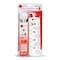 AFRA Universal Extension Cord, 3Way 2USB 3M, Plastic Housing, Shock Proof, 250V, ESMA, Certified, G-mark Approved, AF-004EXGY-USB With 2 Years Warranty