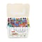 Decdeal - 60 Colors Markers Dual Tip Marker Pen Sketching Writing Painting Underlining Marker Artist Drawing Double-Ended Art Markers with Storage Case