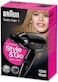 Braun Satin Hair Styler 1 Hd130 Style&amp;Go Travel Dryer, Black