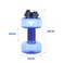 YALLA HomeGym 2.2L  Dumbbell Shaped Sports Water Bottle, 2.5KG Filled Weight Water Bottle