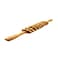 Wooden Exercise Roller twelve Wheel Shaft Whole Body Massage Roller Pounded Waist Back Massage Neck Leg Wooden Massager Wood Therapy Massager Roller, Wooden Massage Tool Relax Tight Muscles for Leg