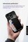 VRS Design Neo Flip designed for iPhone 14 PRO case cover wallet [Semi Automatic Snap door] Credit card holder Slot [2 cards] - Black
