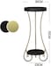 Metal Plant Stand for Outdoor Indoor Plants, METAL FLOWER POT STAND, Stands for Multiple Plant,(BLACK) 2 PCS Set