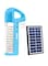 Sonashi Rechargeable 3 Side Lantern With Solar Panel SEL-697SP Blue 15x6.5x20cm