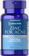 Puritan's Pride Zinc For Acne Mineral Supplement - 100's