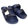 Men Double Buckle Sandals Dark Navy