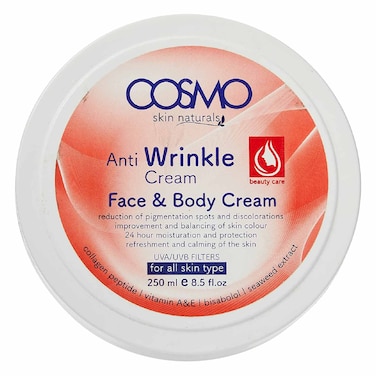 Cosmo Anti Wrinkle Face And Body Cream 250ml