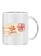 Giftex Canada Post Mark Design With Stamp Theme Mug White/Red/Beige 11Ounce