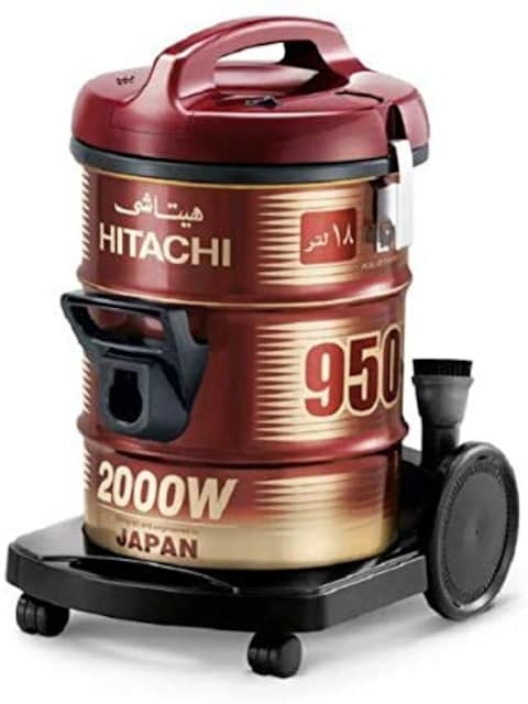 Hitachi Vacuum Cleaner 2000 W Cv950Y-Ss220-Wr Red/Gold