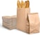 Markq [50 Bags] Kraft Brown Large Paper Bags - Recyclable Lunch Bags- Cookies Bags, Grocery Bags, Wedding Gift Bags, Party bags, 33.50 x 15 x 10.5 CM