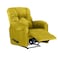 American Polo Velvet Rocking Recliner Chair - Gold - American Polo