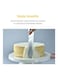 Generic Cake Revolving Stand White/Blue 28X7X28Cm