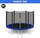 YALLA HomeGym 8Ft Trampoline with Enclosure Net, for Kids &amp; Adults Outdoor Trampoline, Fitness &amp; Exercise Trampoline with Safety Net
