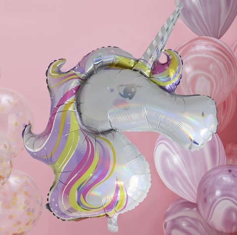 Ginger Ray Unicorn Foil Balloon- 36-Inch Size
