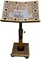 Engraved Wooden Foldable Quran Stand, Adjustable Height, (Brown)
