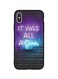 Theodor - Protective Case Cover For Apple iPhone X It was all a Dream