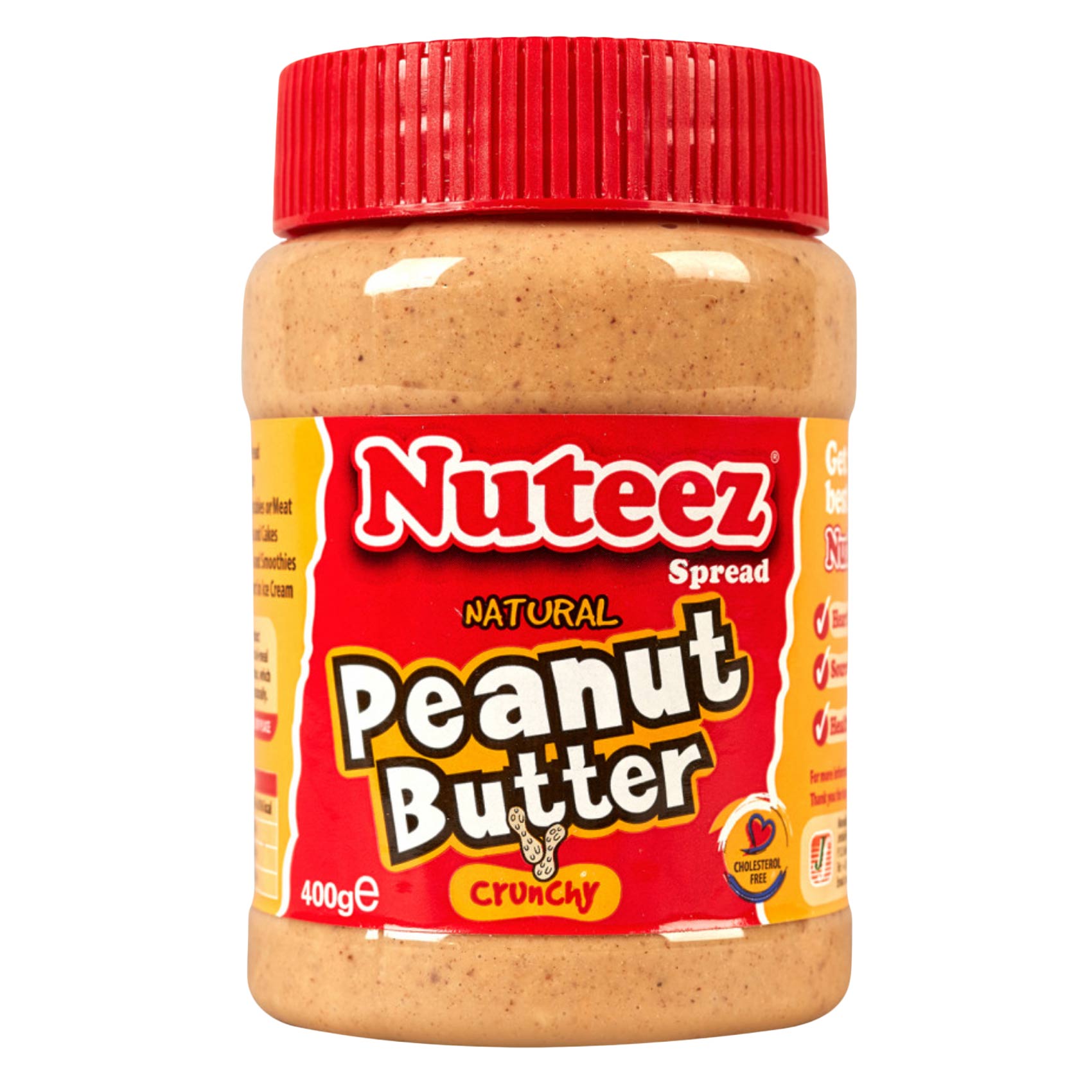 Nuteez Natural Crunchy Peanut Butter 400g