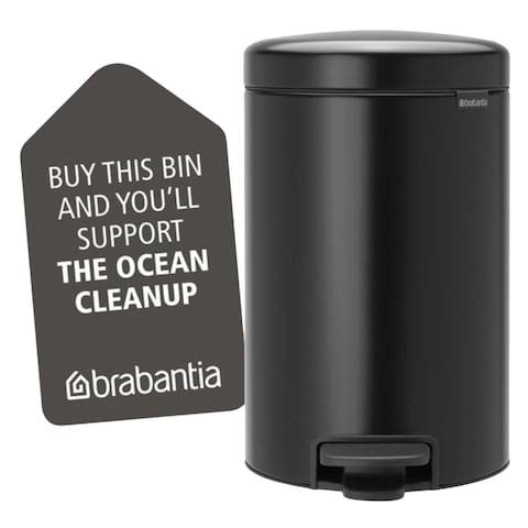 Newicon Pedal Bin 12L Black