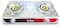 Avion Double Burner Gas Stove, Durablecast Iron Burner, Auto Ignition, Energy Efficient Burners, Stainless Steel Body, Heat Resistant Electroplate Pan Support, Low Gas Consumption, Ags25Ep