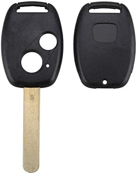 Rubik 2 Button Remote Cover Uncut Key FOB Shell Case For Honda Accord Civic Jazz Fit City Odyssey CRV Pilot Replacement Key
