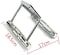 Pro Grip Revolving pull down Lat Bar-Silver, for Bicep Tricep (2 D)
