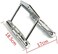 Pro Grip Revolving pull down Lat Bar-Silver, for Bicep Tricep (2 D)