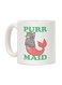muGGyz Printed Ceramic Coffee Mug White