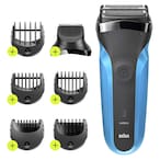 Buy Braun Shaver Series 3 Shave and Style Rechargeable Wet and Dry Electric Shaver 310BT Multicolour in UAE