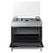 Samsung 5-Burners Gas Cooker NX36BG48531SSG Silver