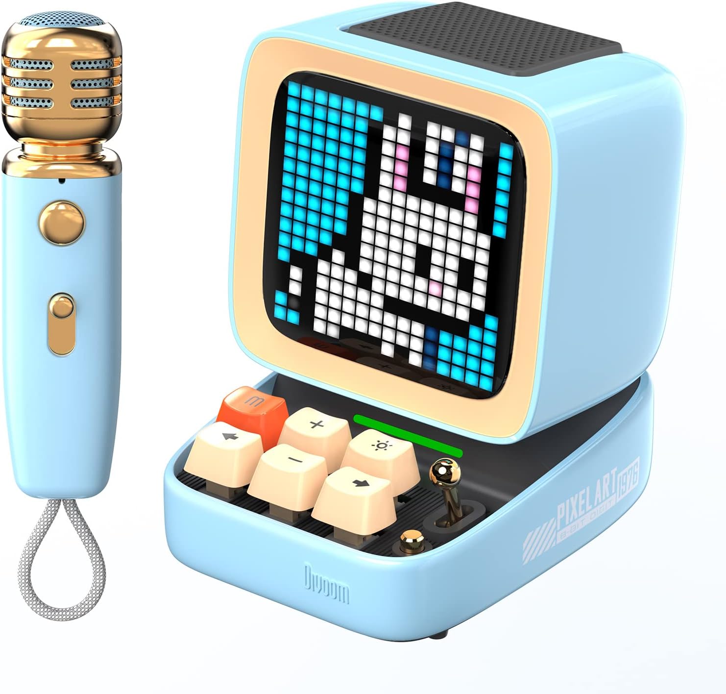 gameon Gameon Divoom Ditoo Mic Bluetooth Speaker Microphone Karaoke Function