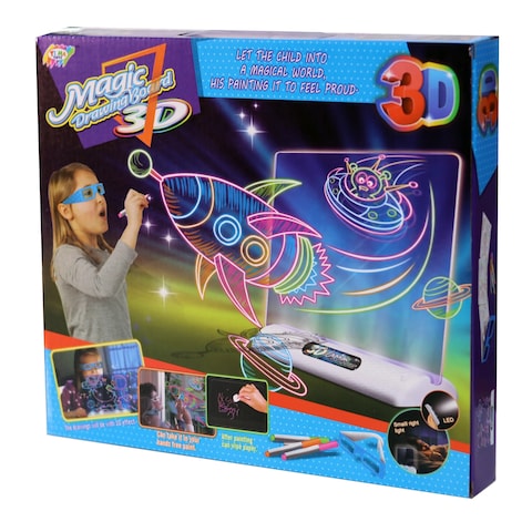 Magic drawing board with LED lighting for 3D graphics
Regular price
