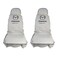 High Quality Car Seat Cover 2/Pcs Set, Universal Car Seat Cover, Grey