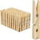 Lavish Multi-Functional, 100 Pcs Household Bamboo And Wood Clothes Clip