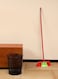 Delcasa Wooden Broom Stick Red/Blue 1.2meter
