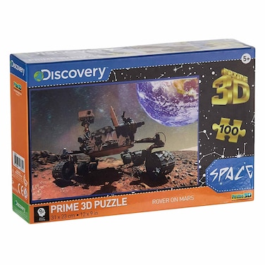 Prime 3D  Discovery Rover on Mars 3D  Puzzle 5+ Years 100 Pieces