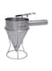 Stainless Steel Batter Dispenser Silver 1.3L