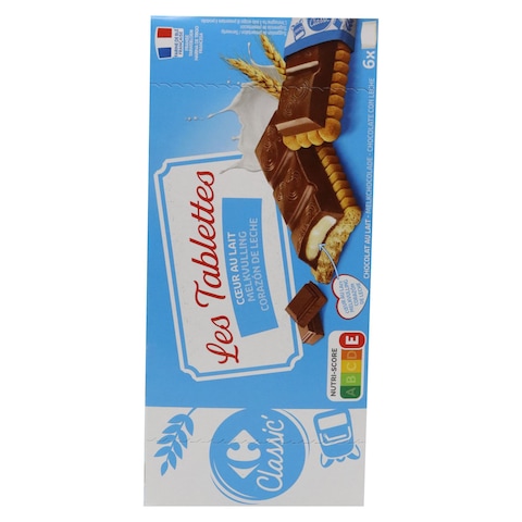 Buy Carrefour Classic Milk Filled Bar Biscuits 125g in UAE