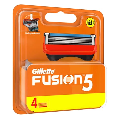 Gillette Fusion 5 Manual Razor Blades 4 Pieces