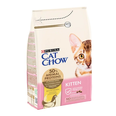 Purina Cat Chow Kitten Dry Food with Chicken 1.5 kg