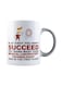 muGGyz Flight Attendant's Husband Coffee Mug White 325ml