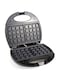 Sonashi 2-Slice Waffle Maker 750 W Swm-873, Black/Silver