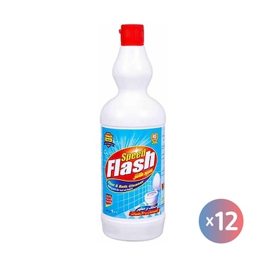 Speed Flash Floor and Bath Cleaner - 900 gm - 12 Pieces
