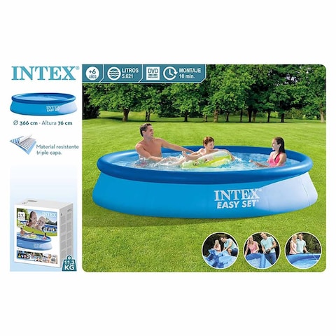 Intex Easy Set Swimming Pool - 366 Cm - Blue
