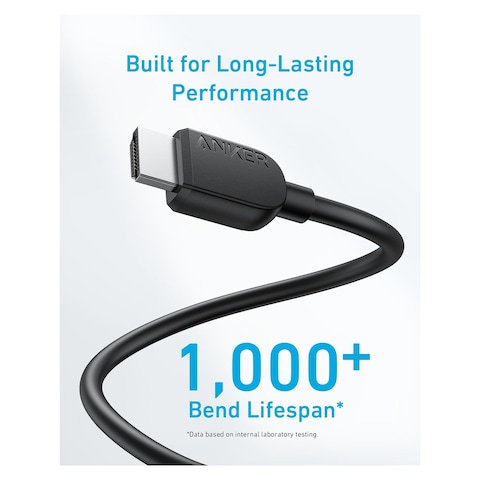 أنكر 8K كابل HDMI أسود 6 قدم