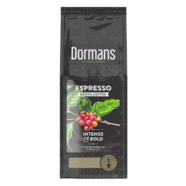 Dormans Espresso Intense And Bold Dark Roast Coffee Beans 375g