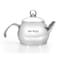 Zinox Classic Stainless Steel Tea Pot - 1 Liter - Silver